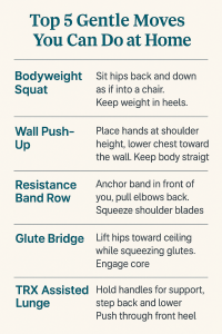 Top Five Moves You Can Do At Home