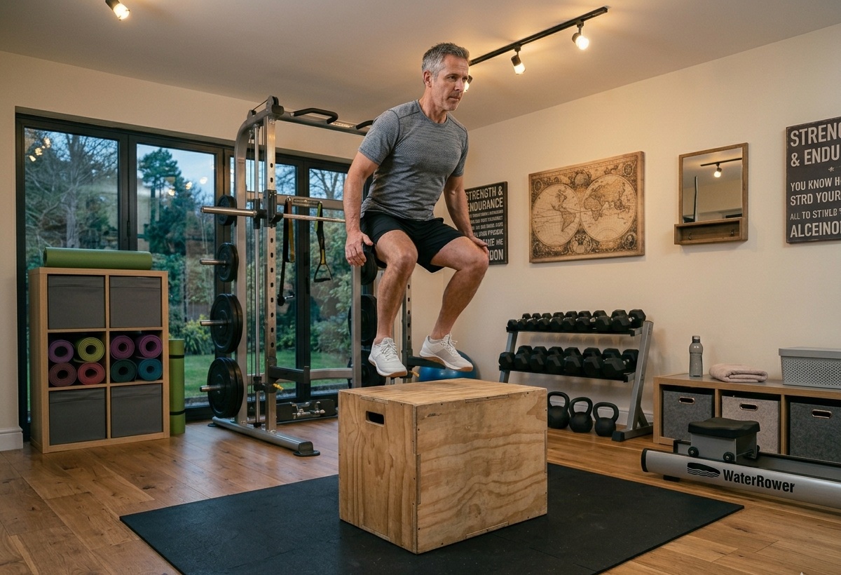 Box jump plyometric training for power development